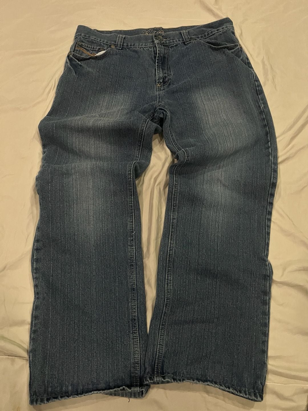 Blue Gear Men's Straight Leg Denim Jeans, Size 38x32 3