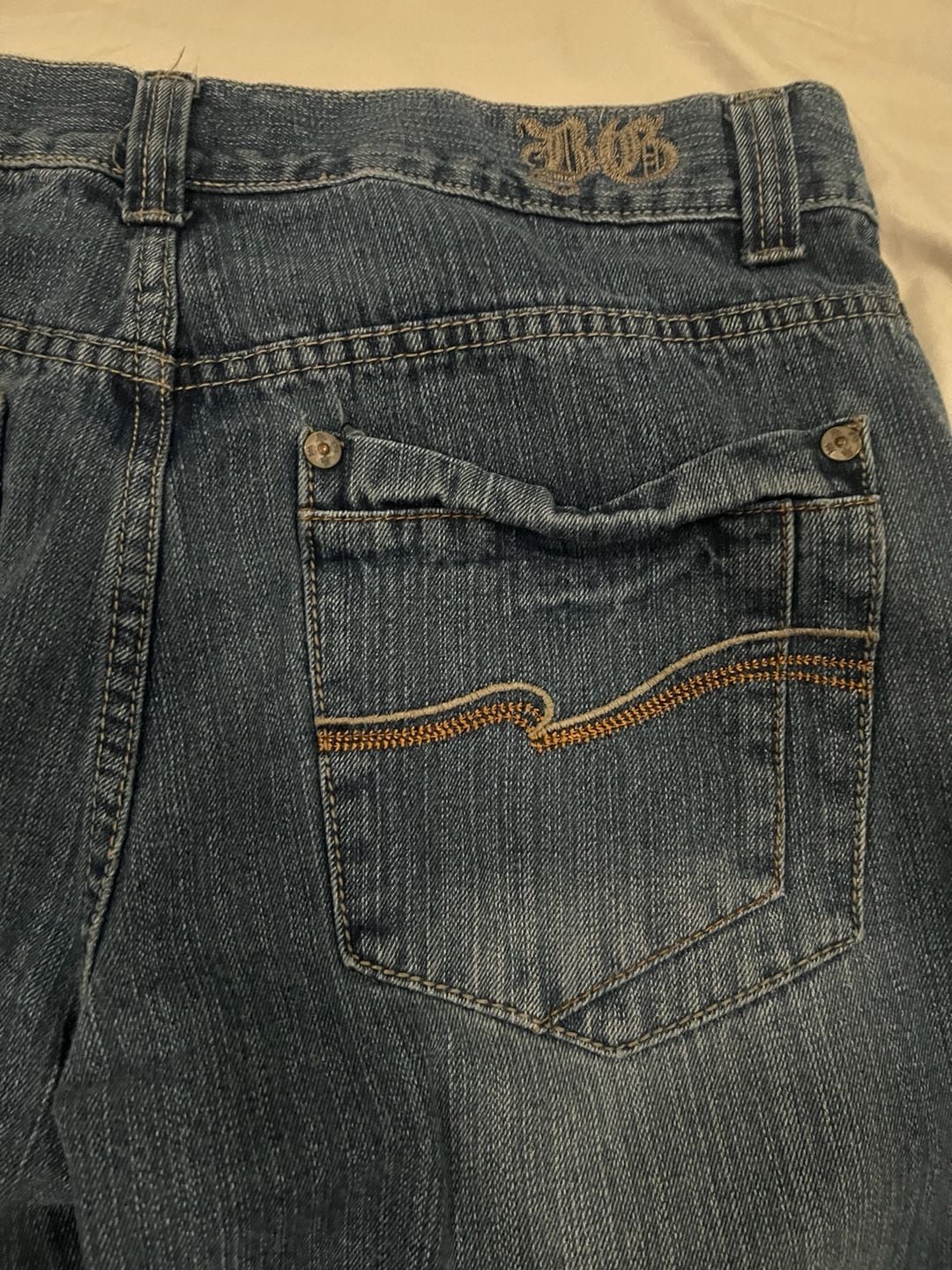 Blue Gear Men's Straight Leg Denim Jeans, Size 38x32 5