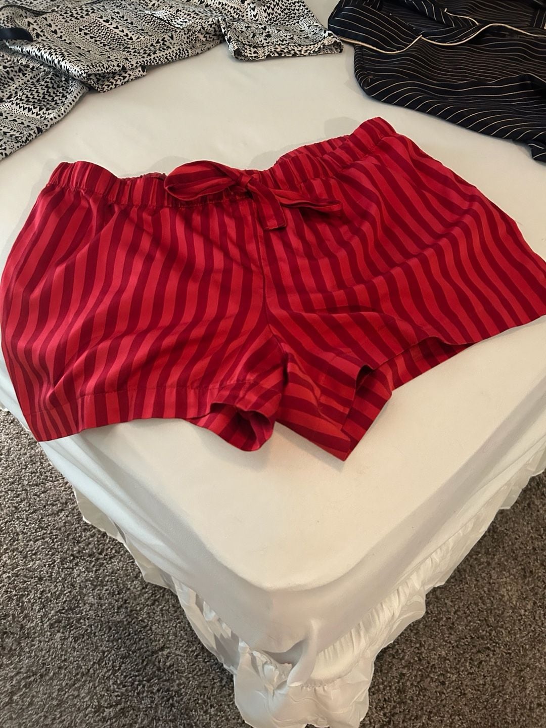 Victoria's Secret Satin Striped Pajama Shorts 2