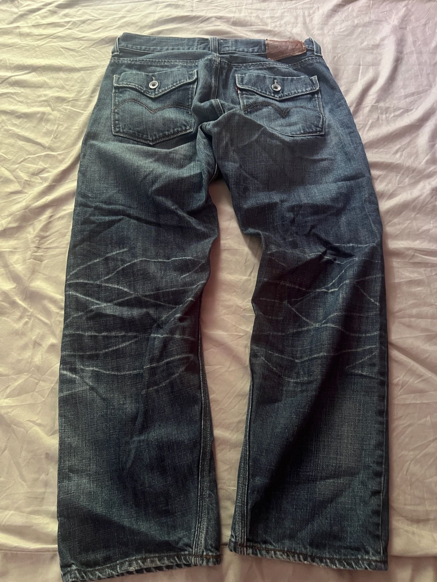 Levi's 514 Slim Straight Men's Jeans with Flap Pockets W34 L30 2