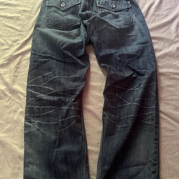 Levi's 514 Slim Straight Men's Jeans with Flap Pockets W34 L30