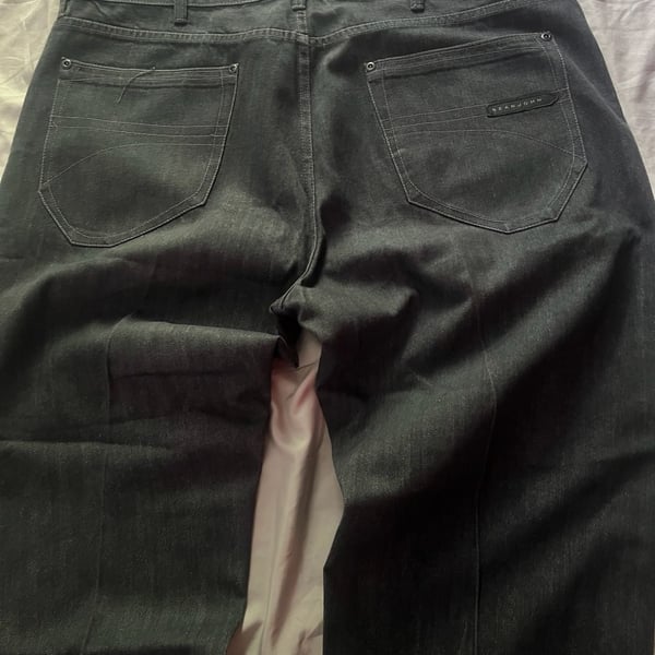 Sean John y2k Men's Black Straight Leg Denim Jeans Size 42