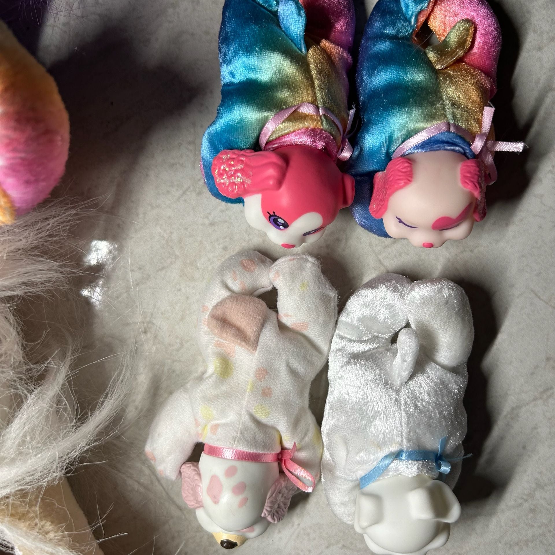 Vintage 1991 Hasbro Puppy Surprise Mom and Babies Bundle (Rainbow Mom & Tan Mom) 3