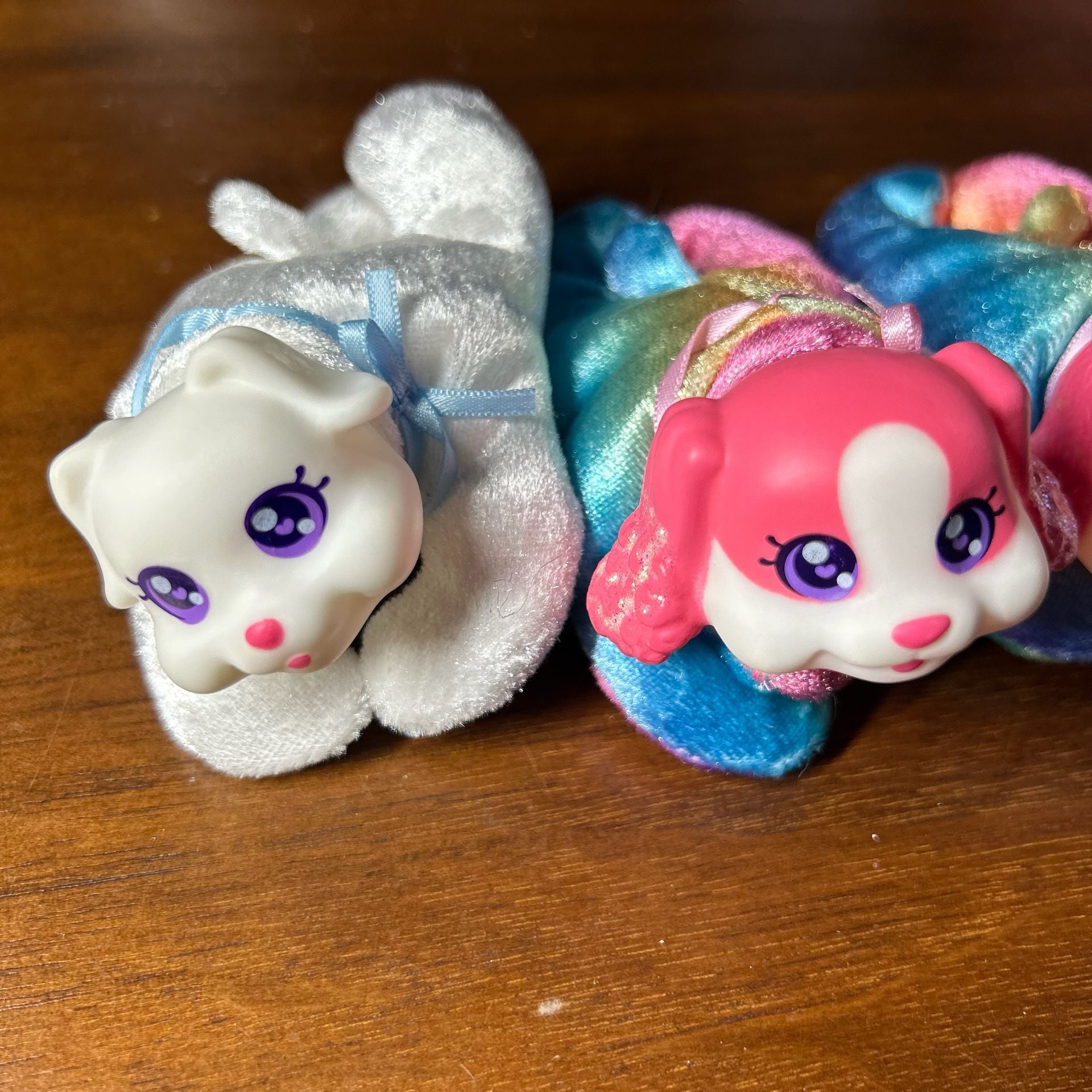 Vintage 1991 Hasbro Puppy Surprise Mom and Babies Bundle (Rainbow Mom & Tan Mom) 7