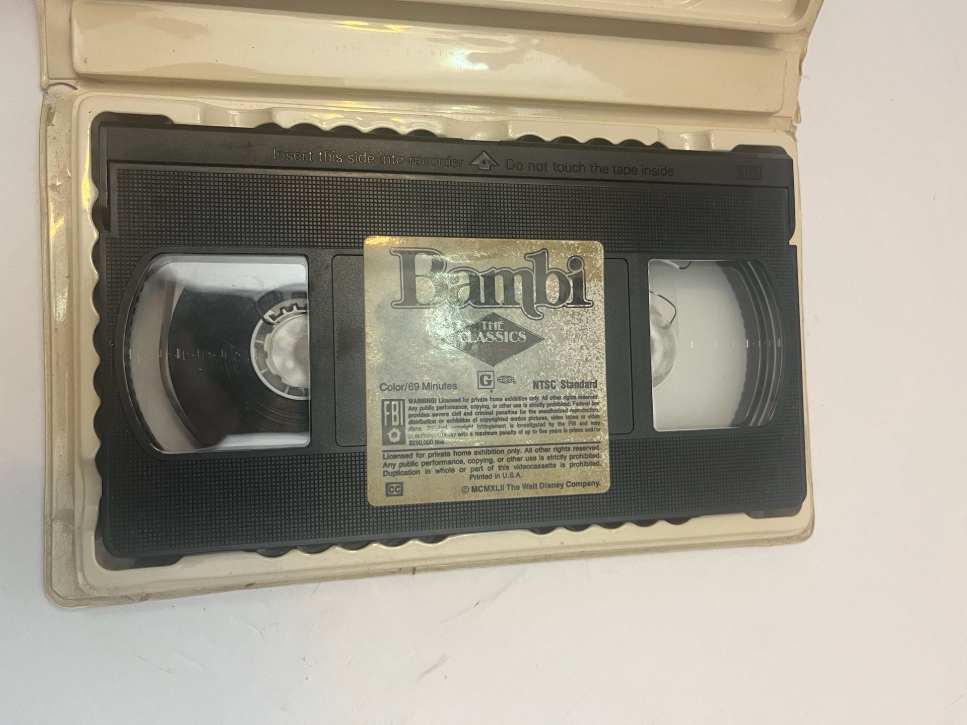 Walt Disney's Bambi 55th Anniversary Limited Edition Masterpiece VHS 2