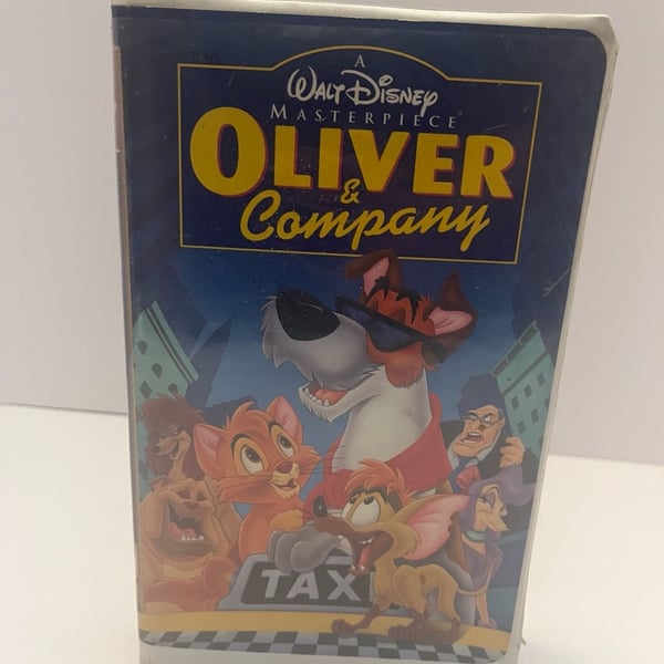 Oliver & Company A Walt Disney Masterpiece VHS Tape