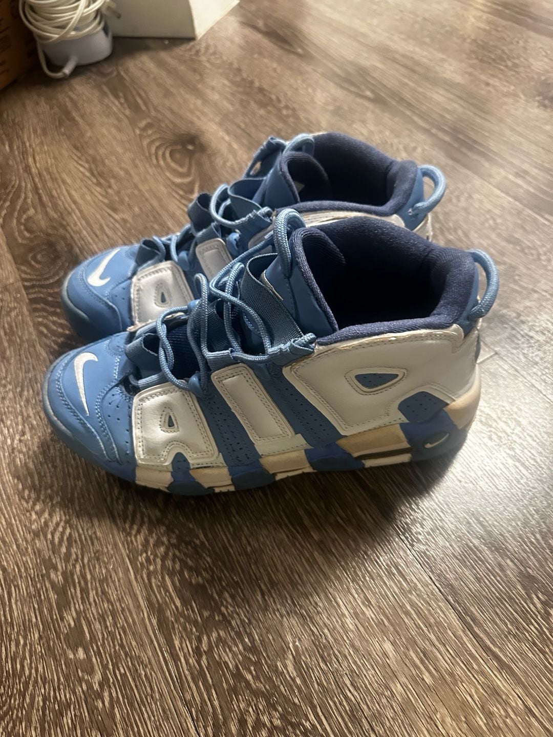 Size 9.5- Nike Air More Uptempo University Blue 2017 2