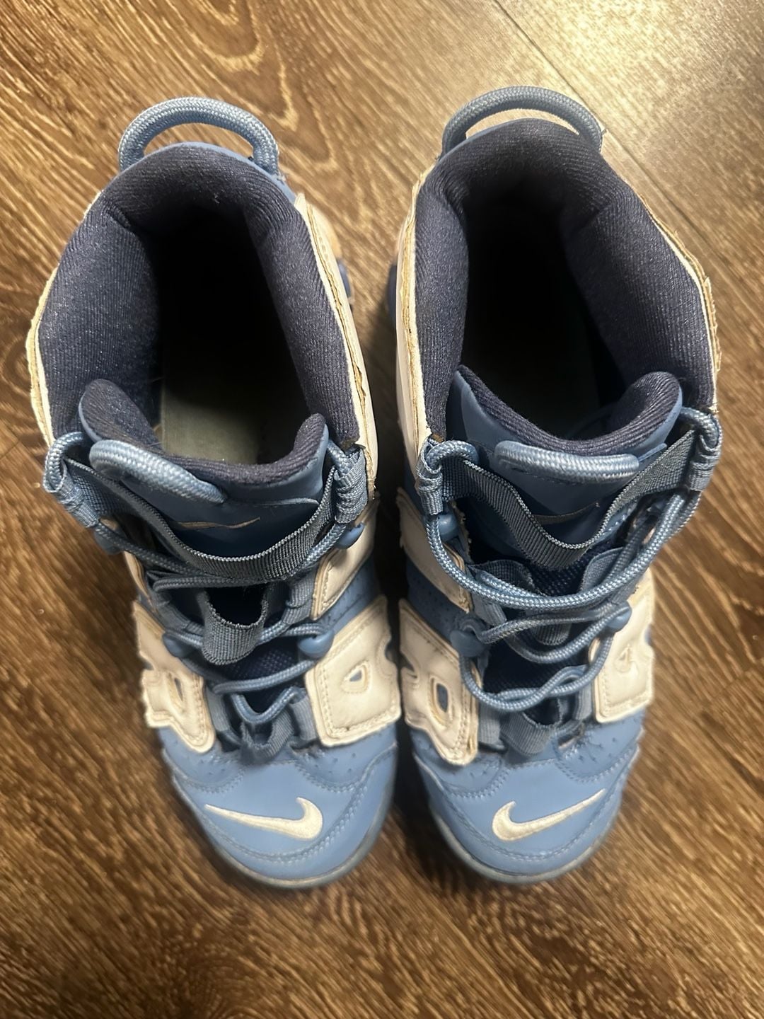 Size 9.5- Nike Air More Uptempo University Blue 2017 4