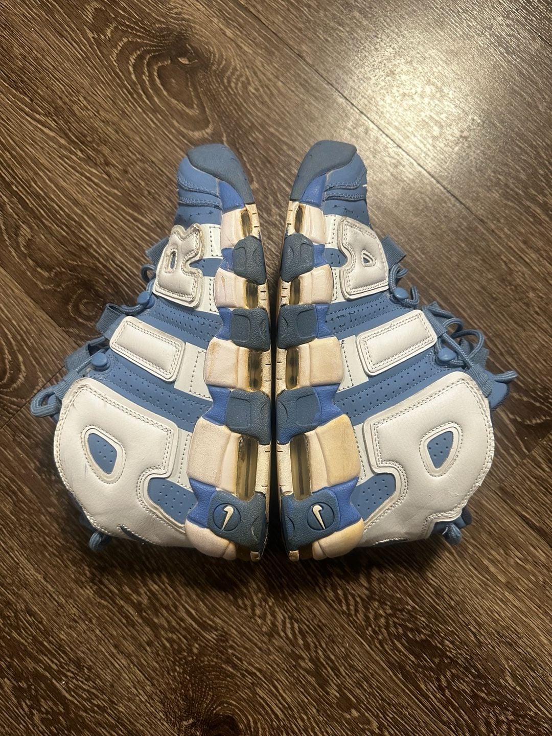 Size 9.5- Nike Air More Uptempo University Blue 2017 8