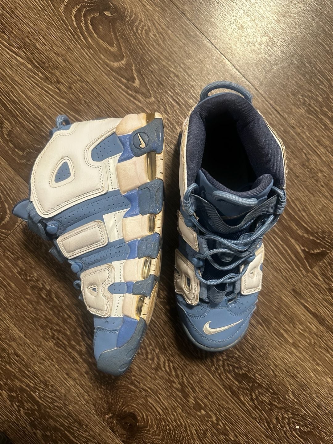 Size 9.5- Nike Air More Uptempo University Blue 2017 14