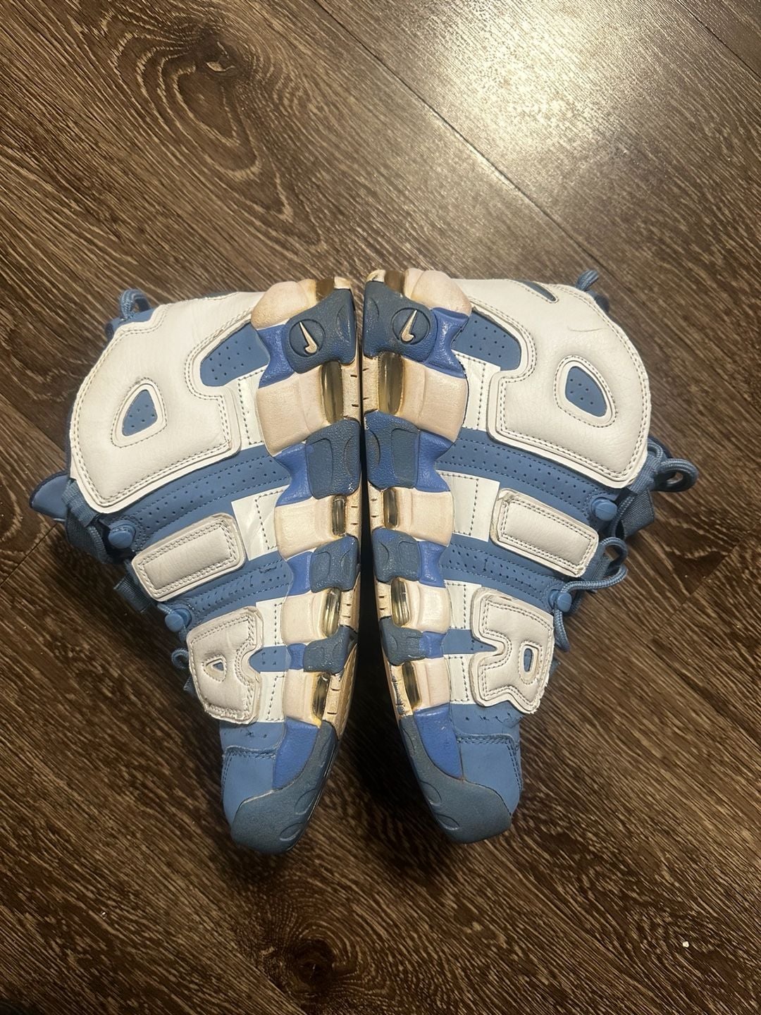 Size 9.5- Nike Air More Uptempo University Blue 2017 15