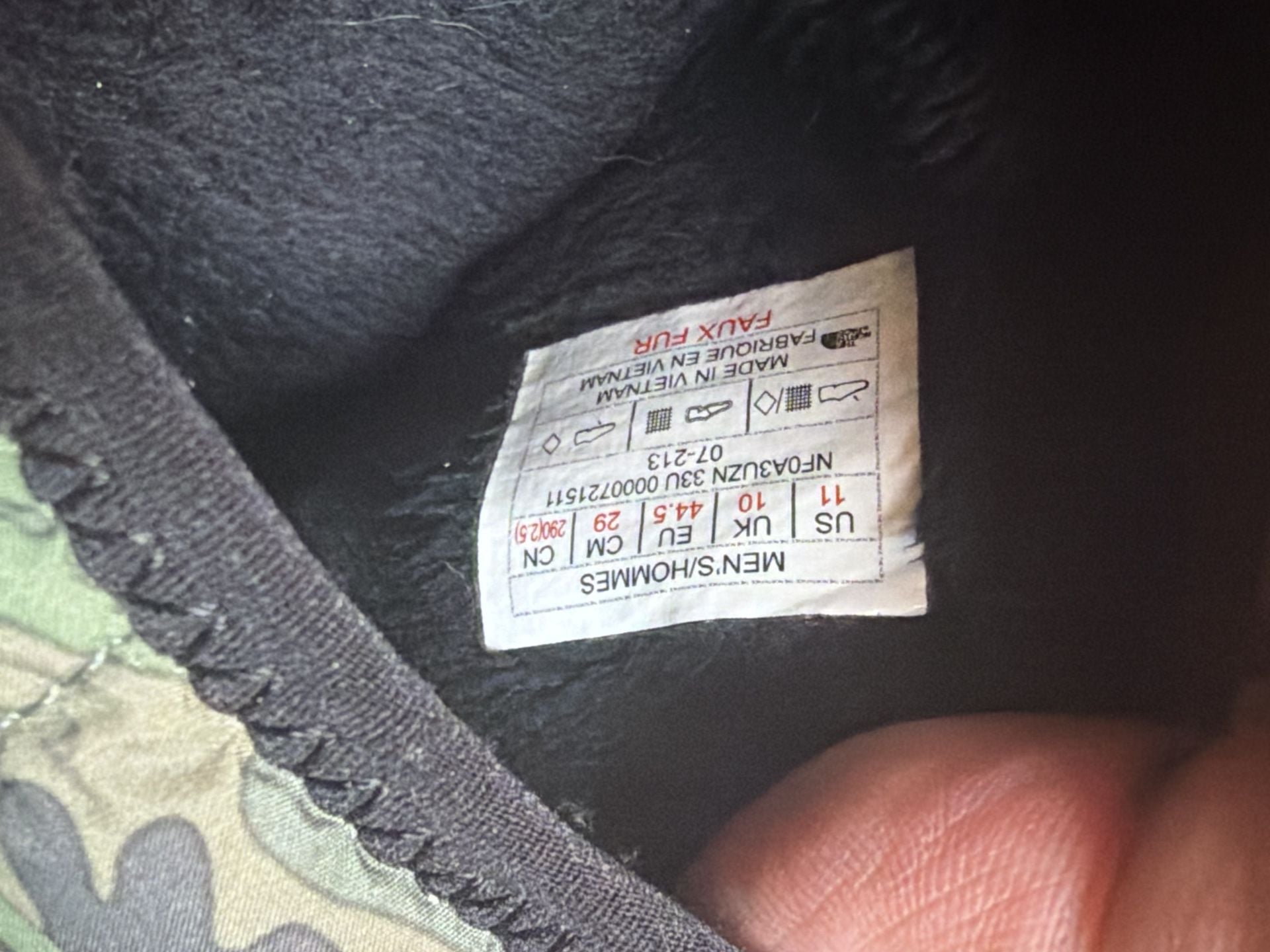 The North Face ThermoBall Traction Mule V Camo Print Slippers 4