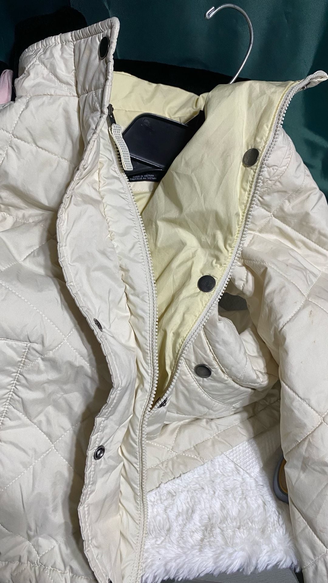 Patagonia Girls' Diamond Quilted Puffer Jacket 8