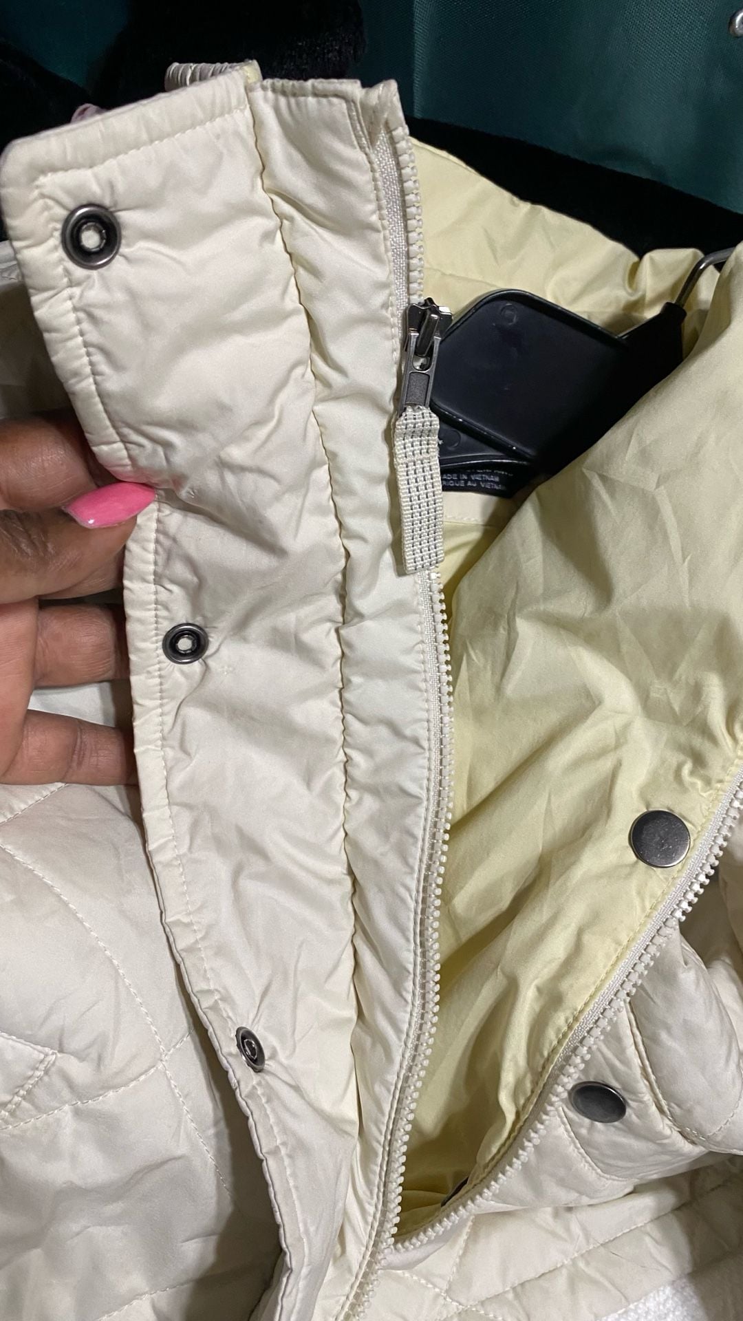 Patagonia Girls' Diamond Quilted Puffer Jacket 9