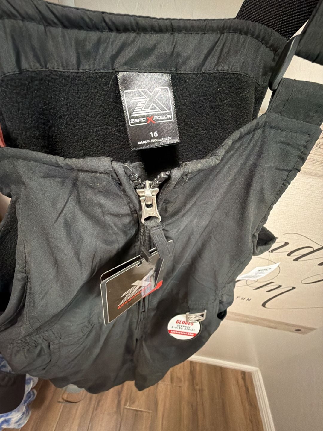 ZeroXposur Juvi Bib Snow Pants Black 8