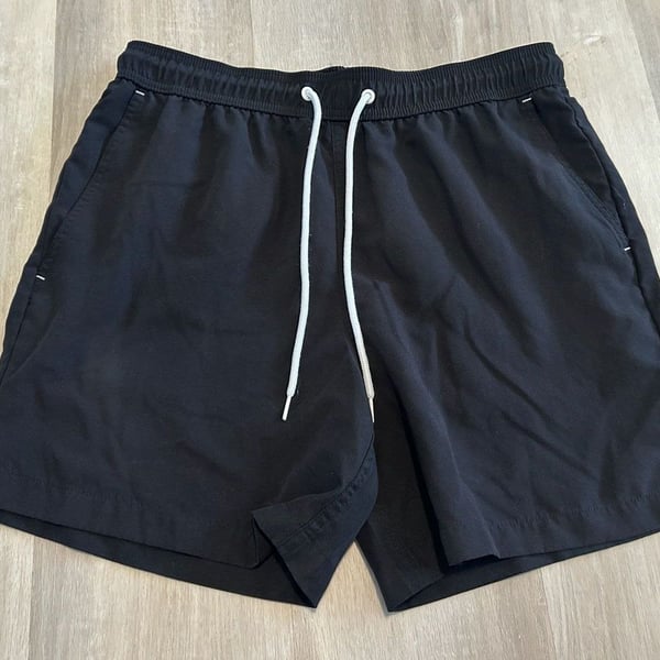 George Men's Elastic Waist Drawstring Swim Shorts