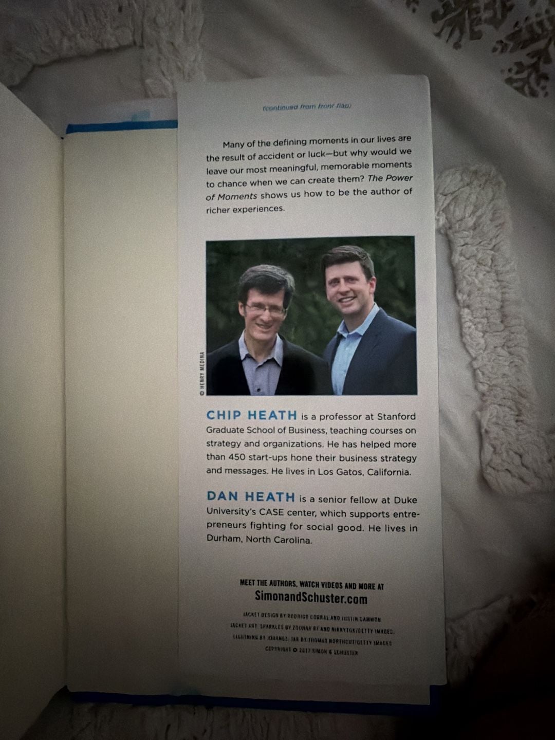 The Power of Moments by Chip Heath and Dan Heath 4