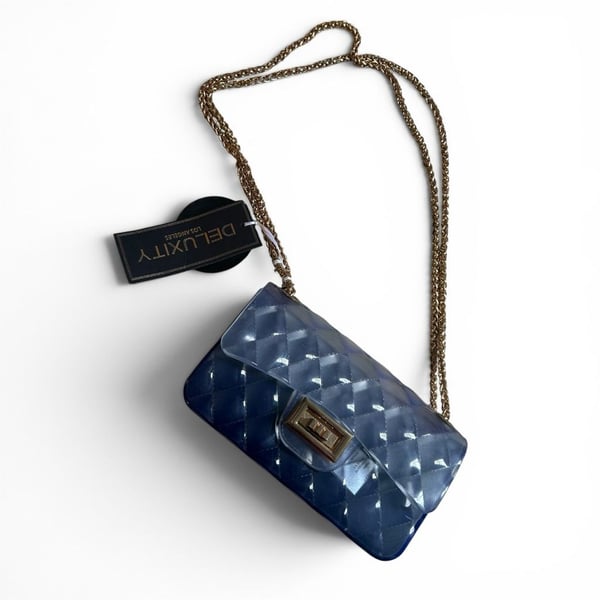 Deluxity Los Angeles Quilted Jelly Crossbody Bag