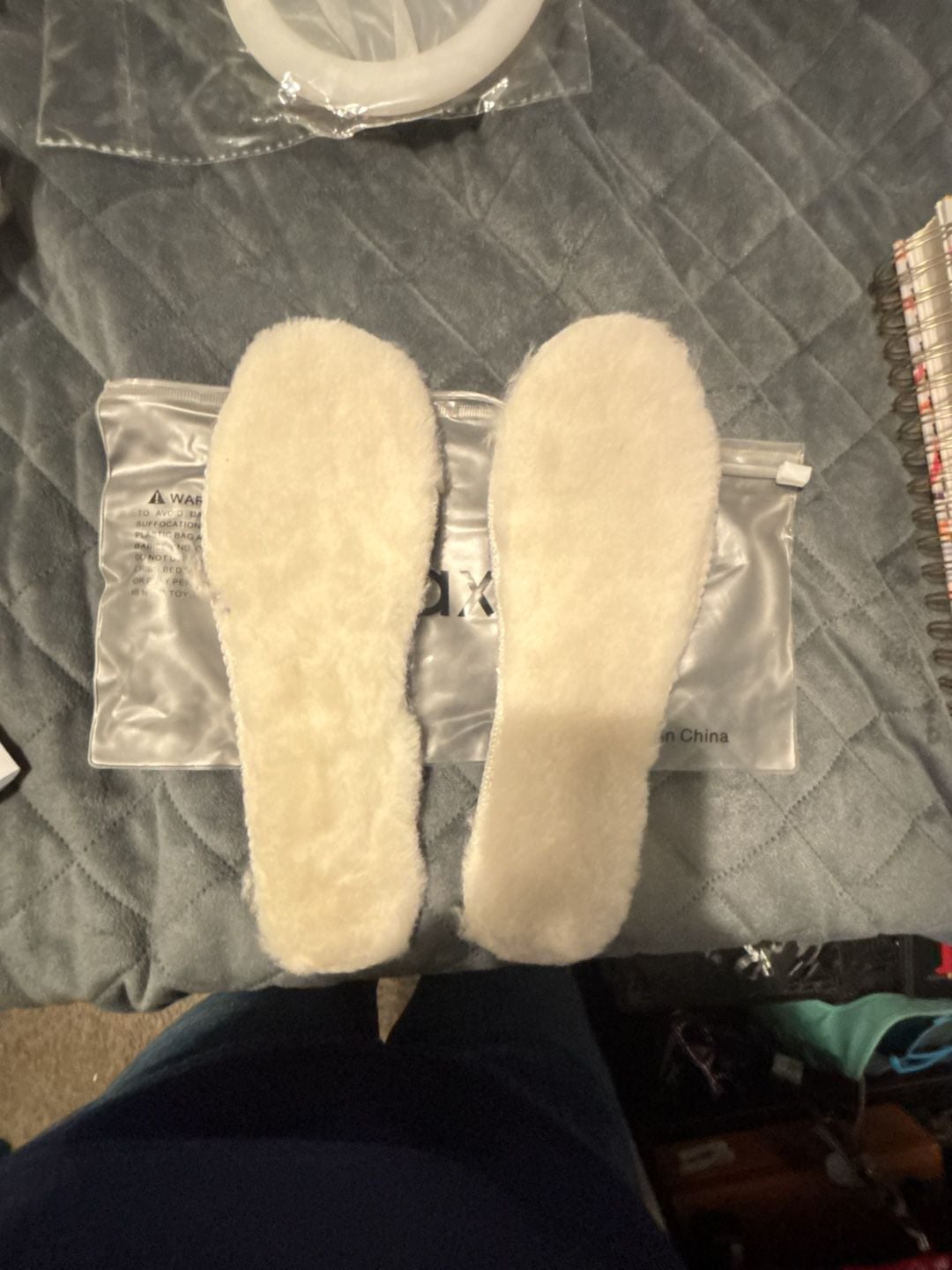 Maxw Sheepshearing Wool Winter Warm Replacement Insoles, Size 6 2
