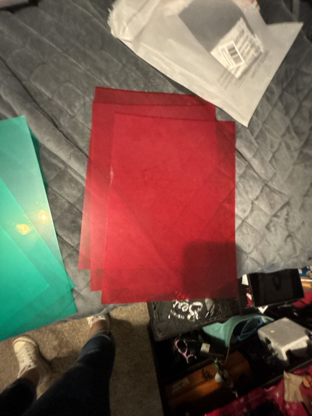 Christmas Gel Light Filter Sheets 6-Piece Set 11.7 x 8.5 Inches 3