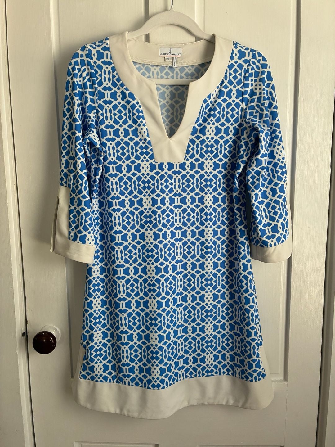 Jude Connally Geo Print Tunic Dress - Small 2