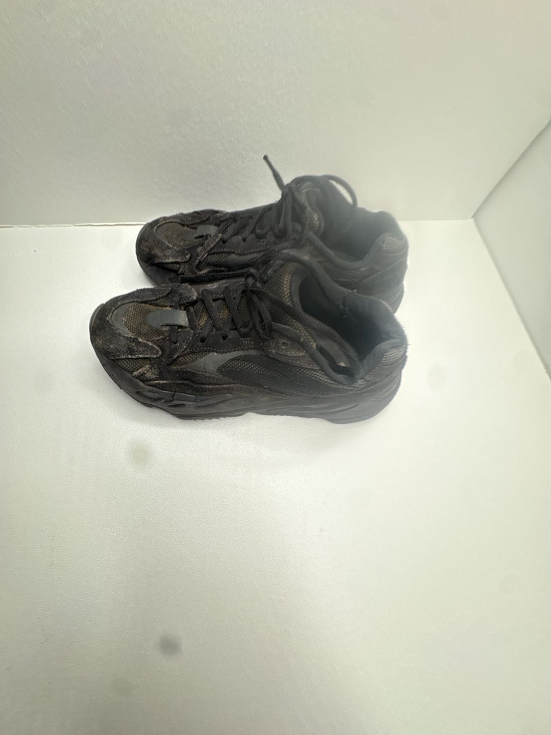 Adidas Yeezy Boost 700 V2 Triple Black Vanta Sneakers(Needs good Cleaning ) 15