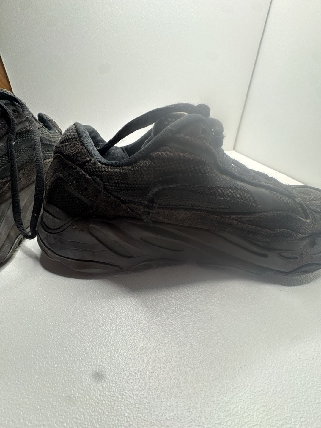 Adidas Yeezy Boost 700 V2 Triple Black Vanta Sneakers(Needs good Cleaning ) 17