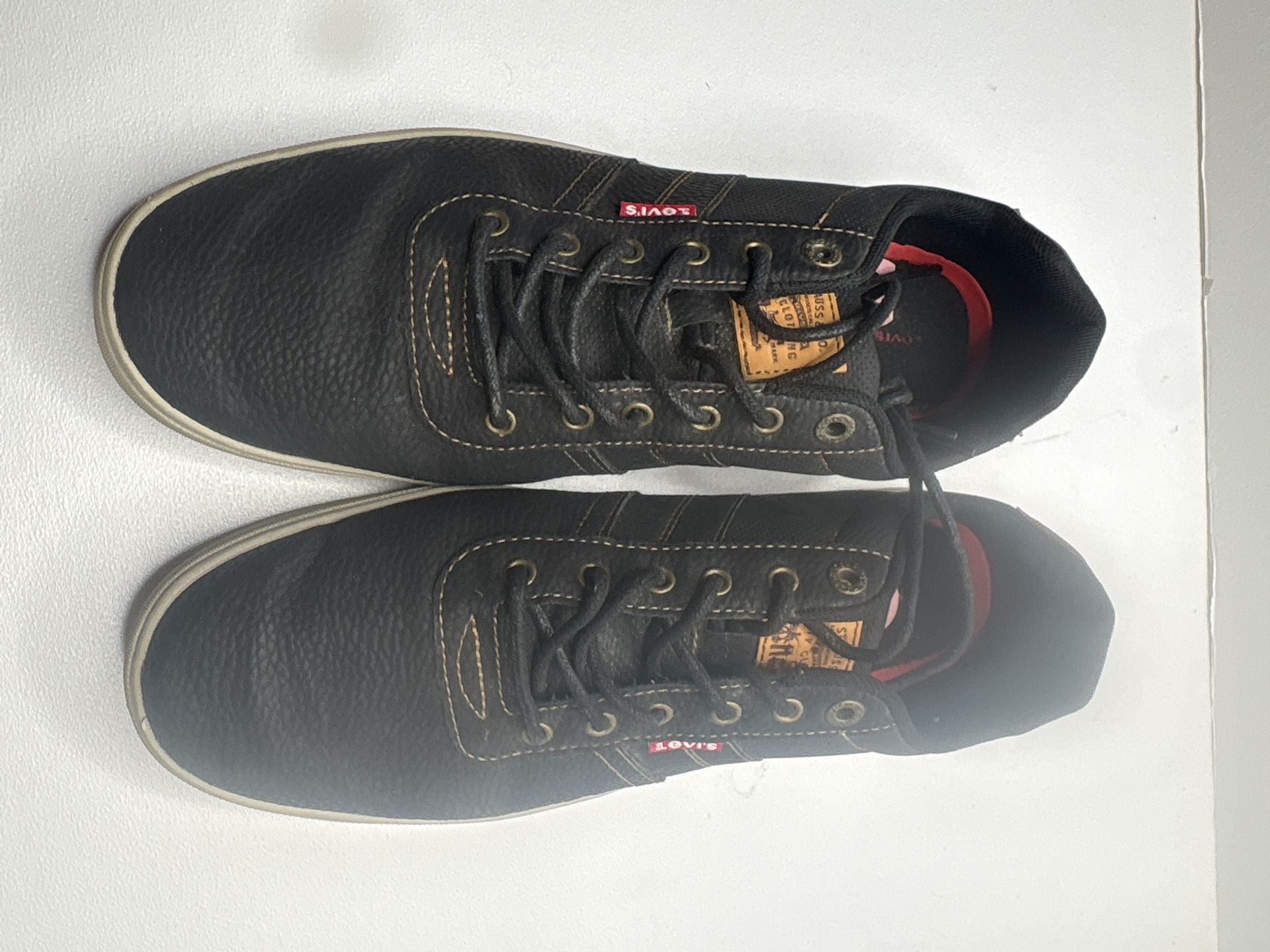 Levi's Jason-WX Low Top Casual Sneakers in Black/Tan 11