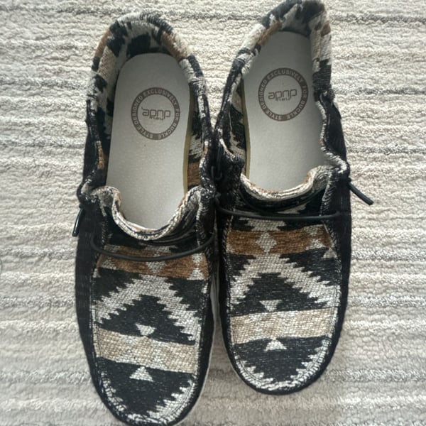Hey Dude Wendy Aztec Print Slip-On Shoes - Buckle Exclusive