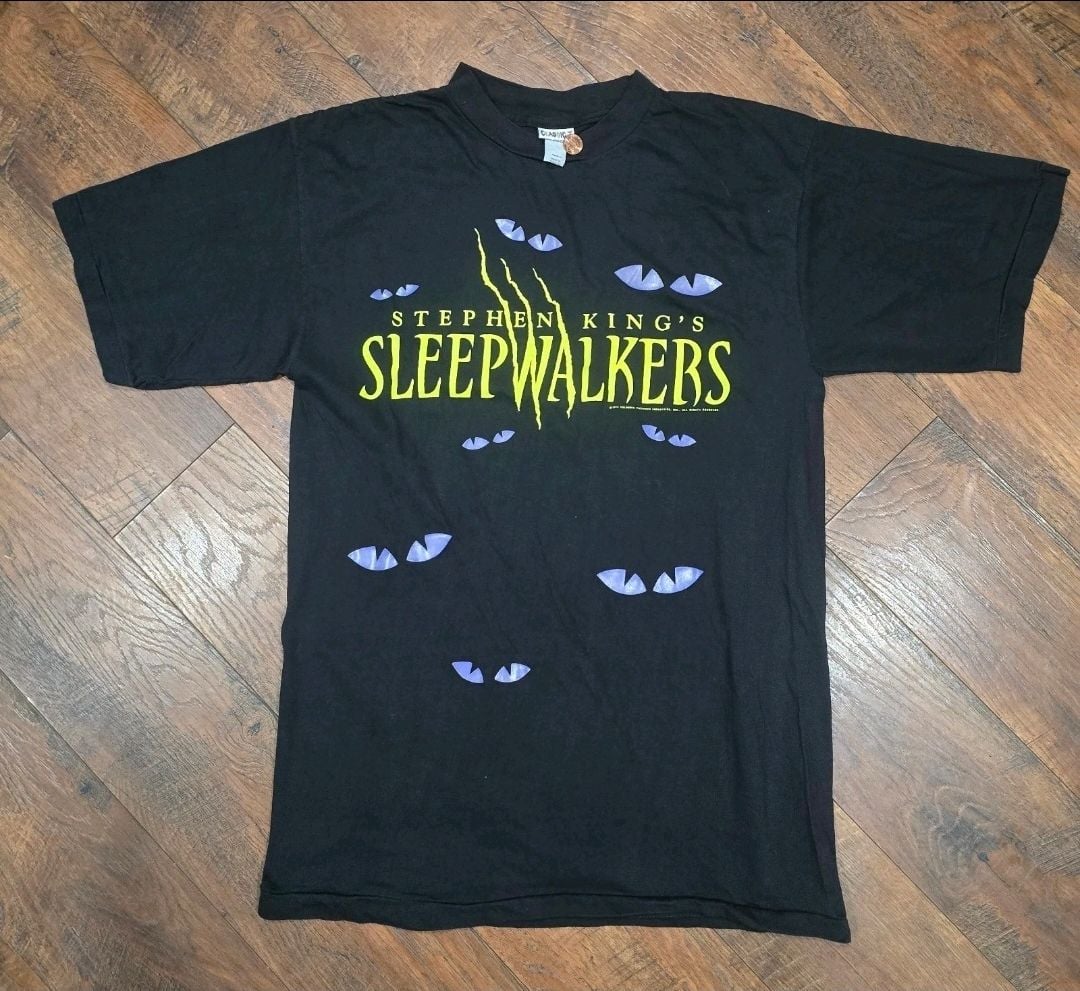 Vintage 1992 Stephen King's Sleepwalkers Horror Movie Promo T-Shirt 2
