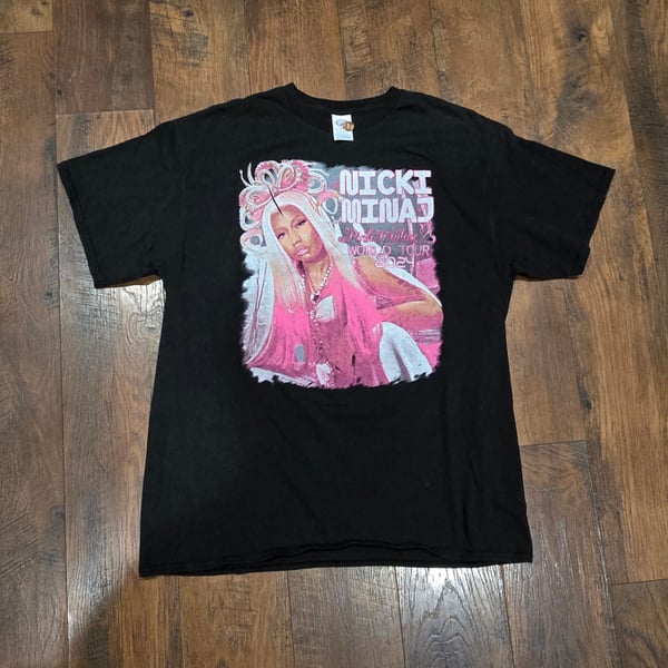 Nicki Minaj Pink Friday 2 World Tour 2024 Black Graphic T-Shirt