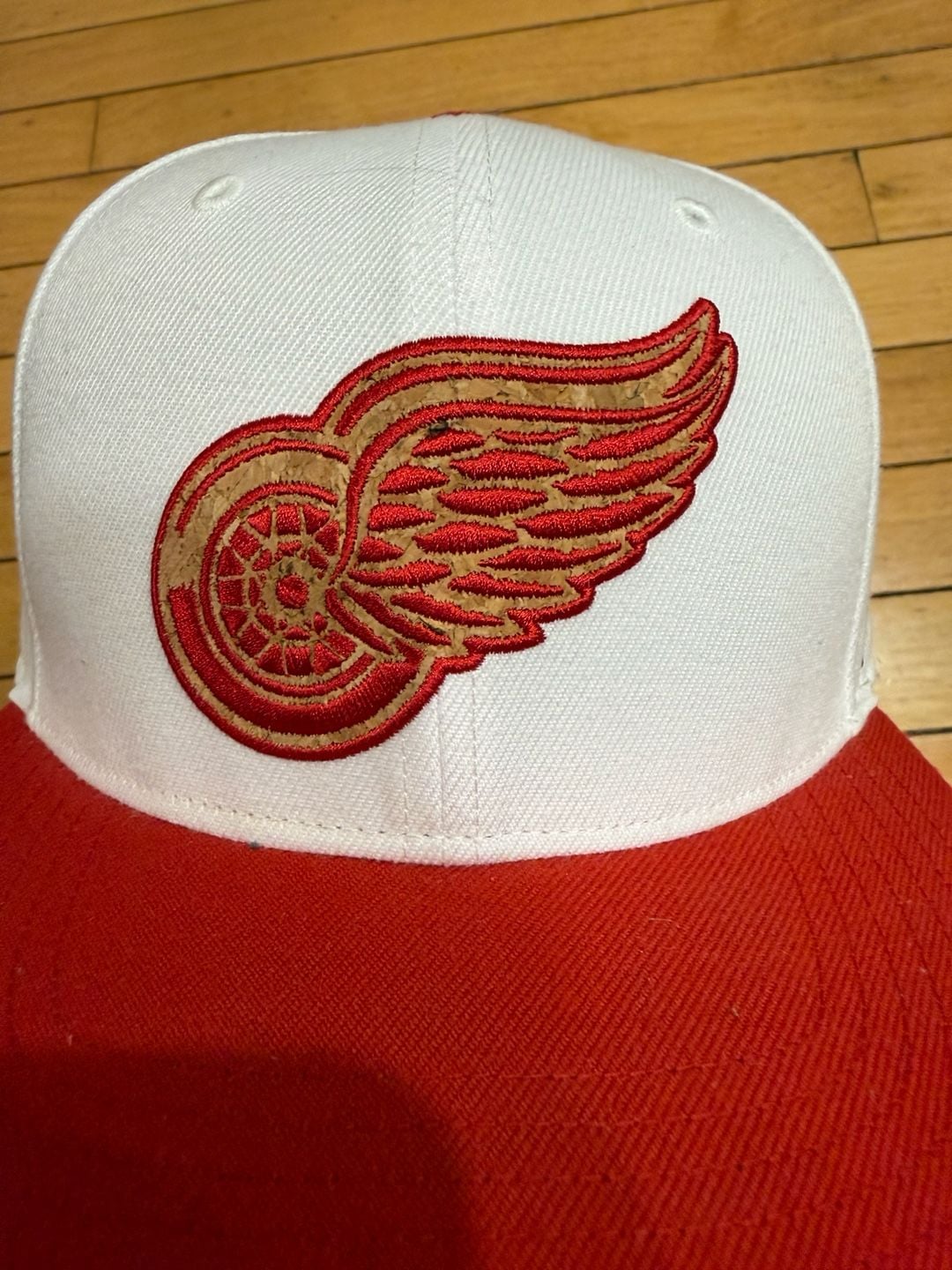 47 Brand Detroit Red Wings NHL Cork Brim Snapback Hat 3