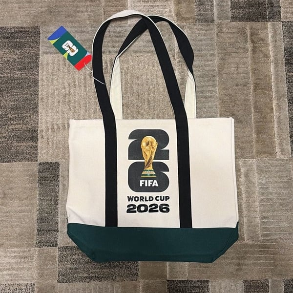 FIFA World Cup 2026 Official Canvas Tote Bag Strong Material NWT