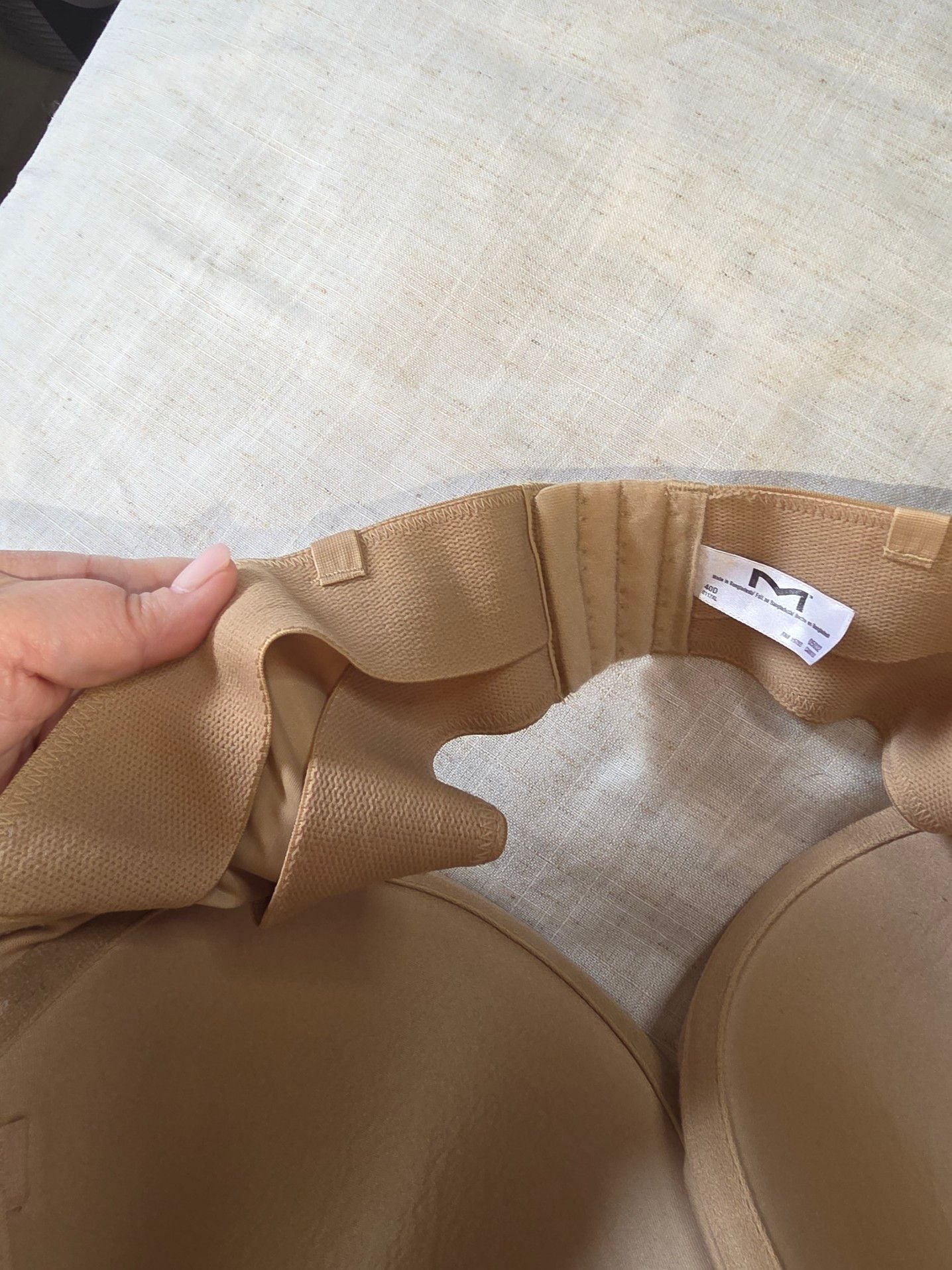 Maidenform Inspiration Strapless Bra Size 40D 4
