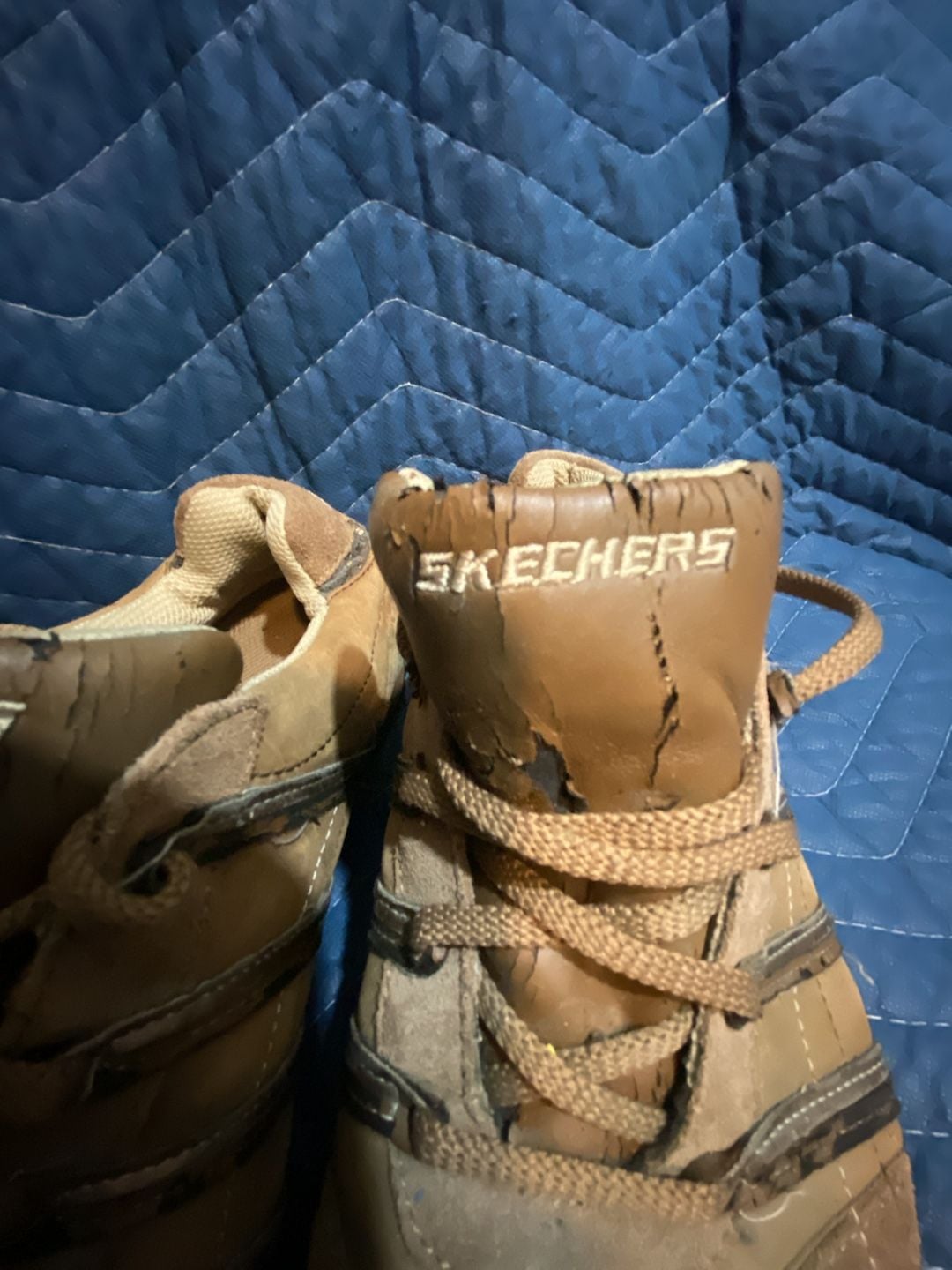 Skechers Biker Patrollers Brown Suede and Leather Sneakers SN 46071 3
