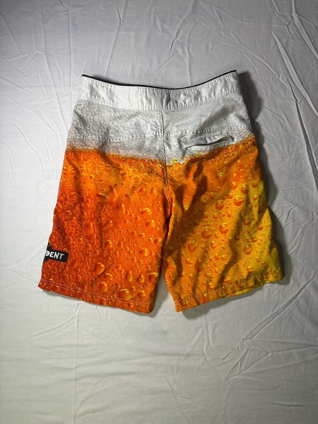 Independent 'Built to Grind' Beer Print Board Shorts 3