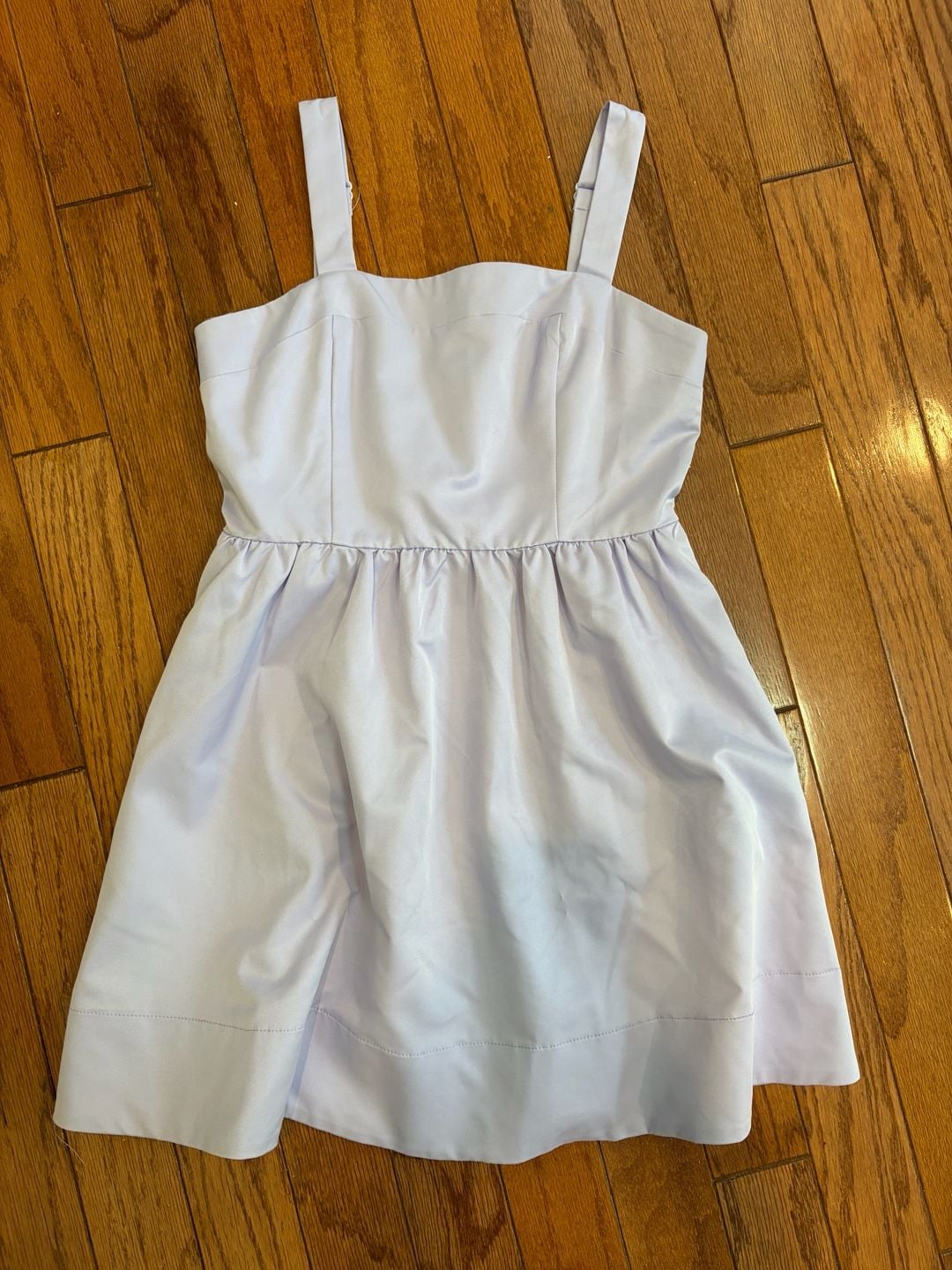 Indigo Rd. Lilac Poplin Smocked Back A-Line Mini Dress 2