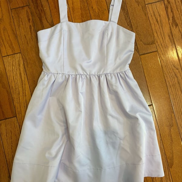 Indigo Rd. Lilac Poplin Smocked Back A-Line Mini Dress