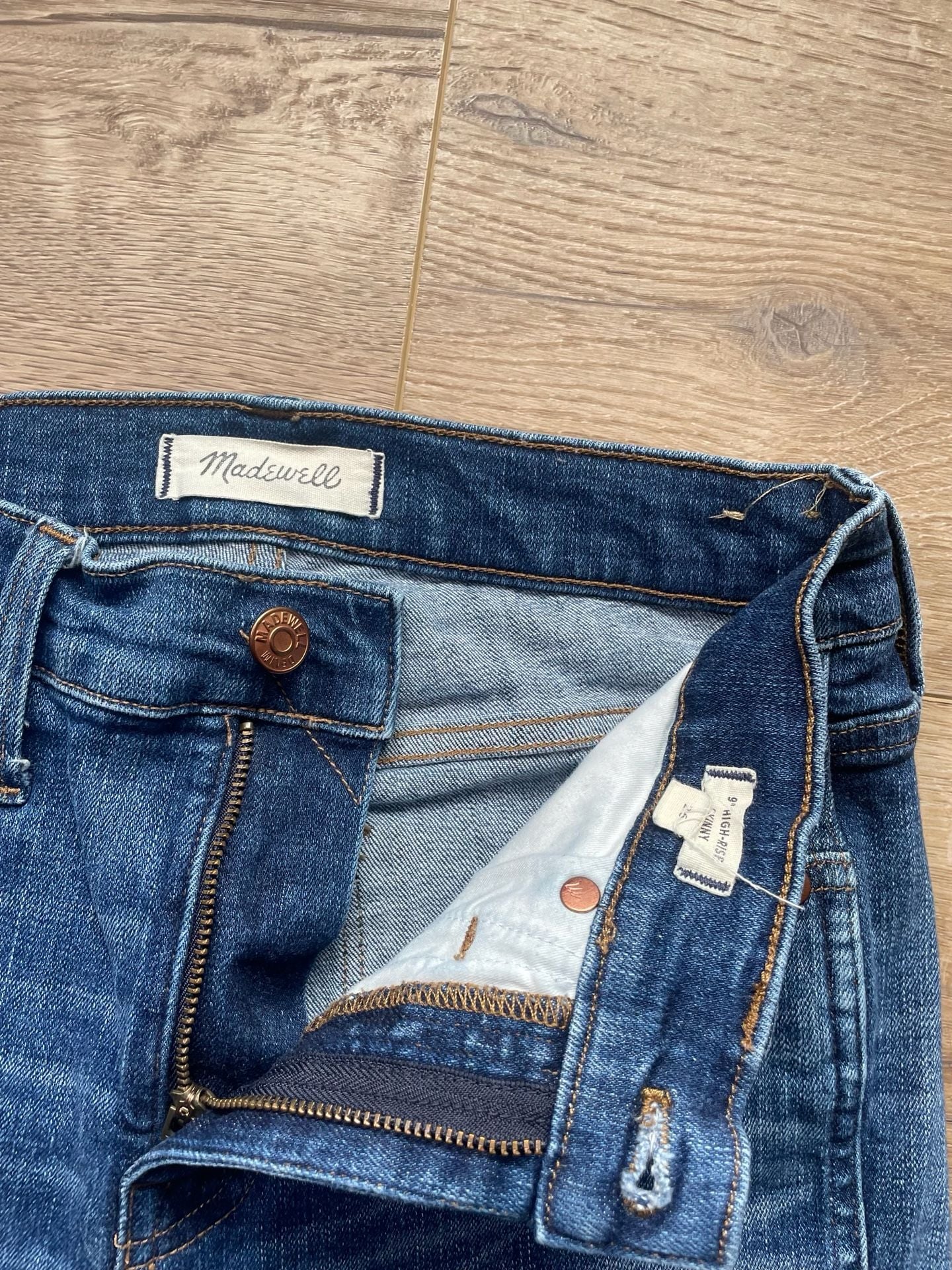 Madewell 9” High-Rise Skinny Jeans size 26 8
