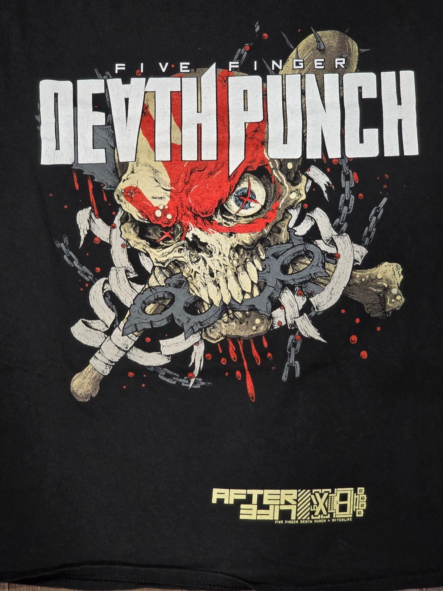 Five Finger Death Punch Afterlife 2022 Concert Tour Graphic T-Shirt 3