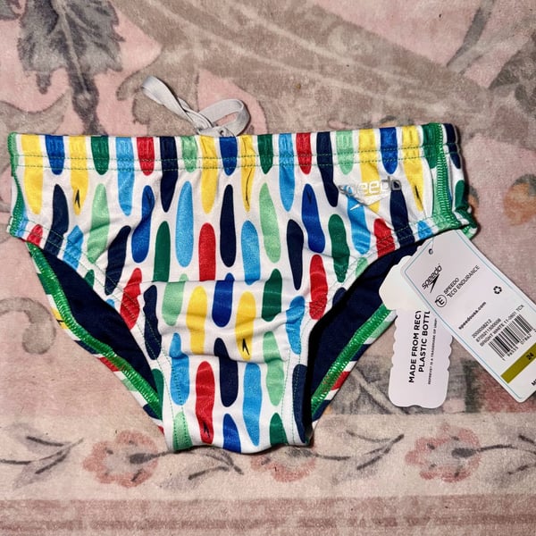 Speedo Eco Endurance surfboard Printed Swim Brief - Vibe Collection size 24