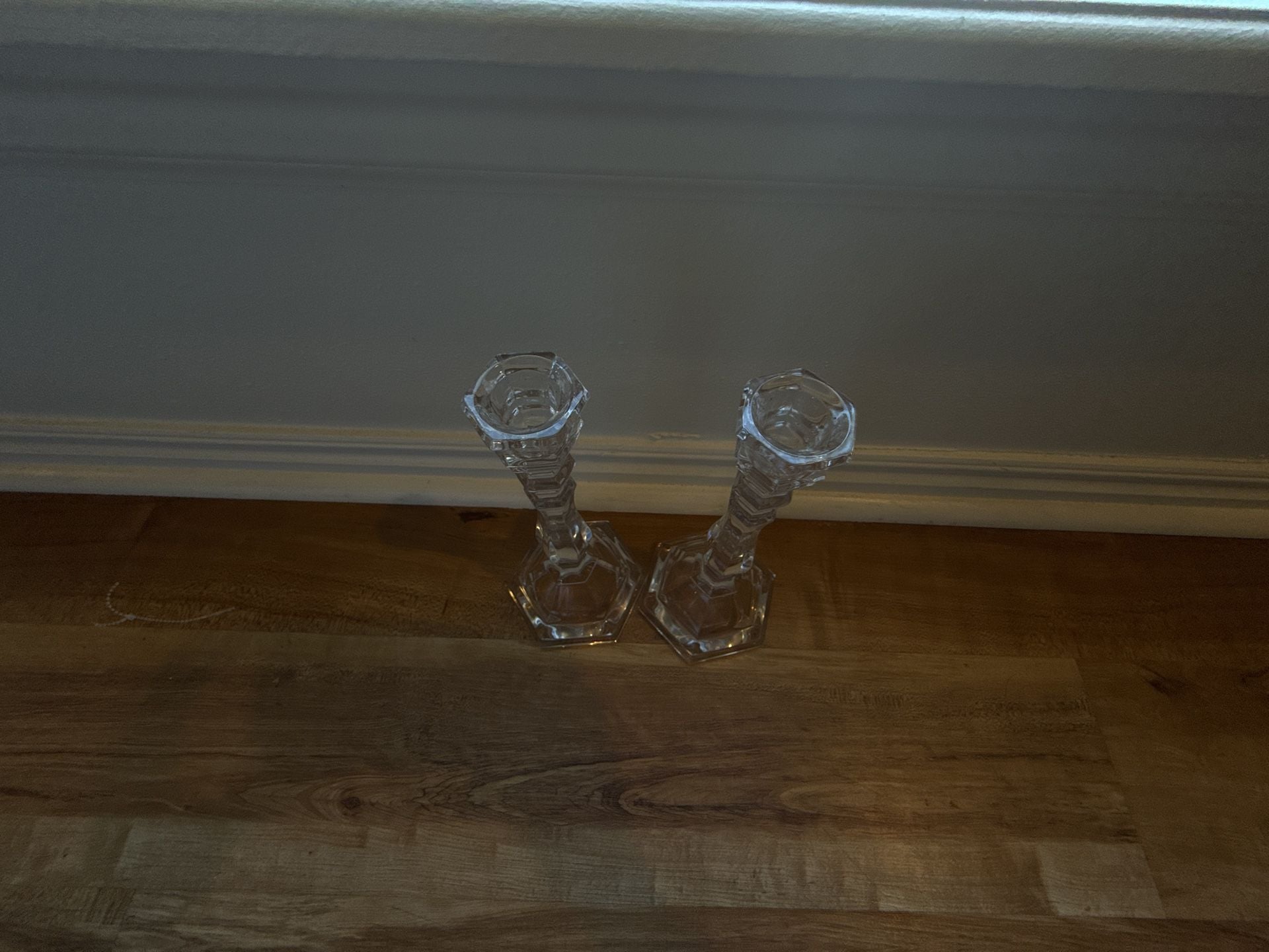 Tiffany & Co. Hampton Crystal Candlestick Holders, Pair 3