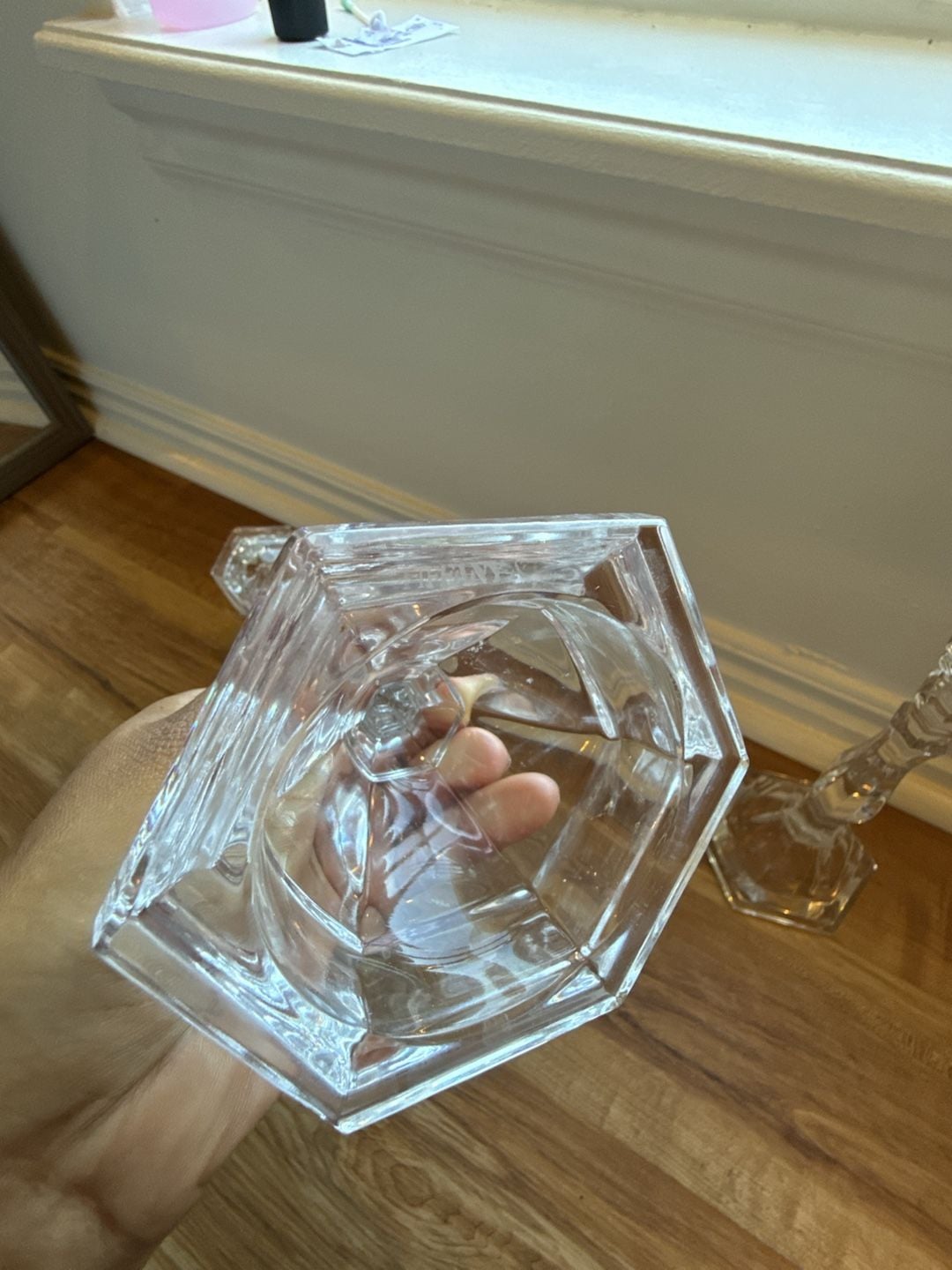 Tiffany & Co. Hampton Crystal Candlestick Holders, Pair 4