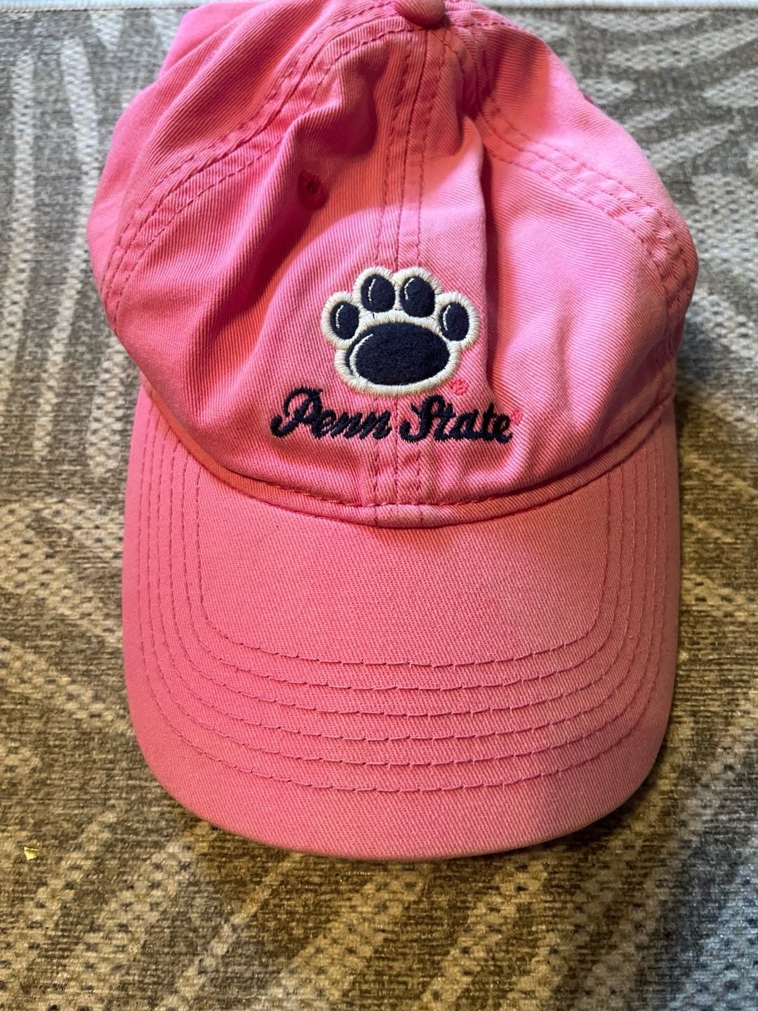 Penn State Paw Adjustable Baseball Cap pink 2