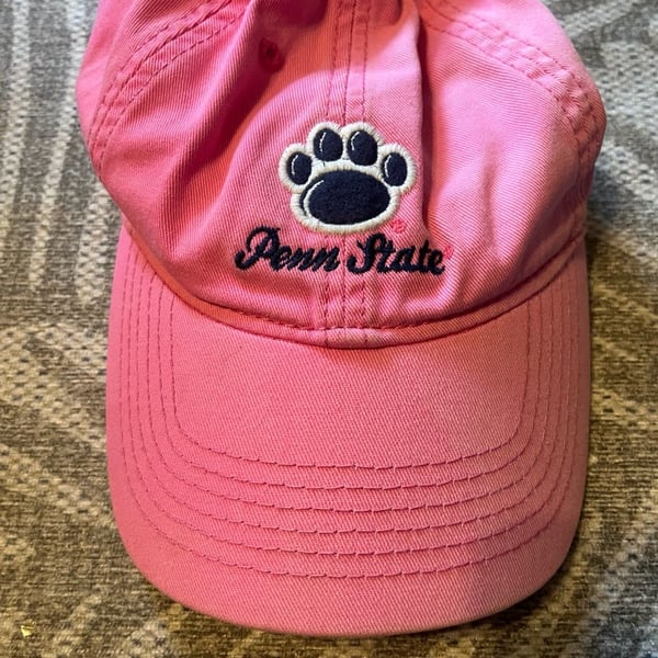Penn State Paw Adjustable Baseball Cap pink