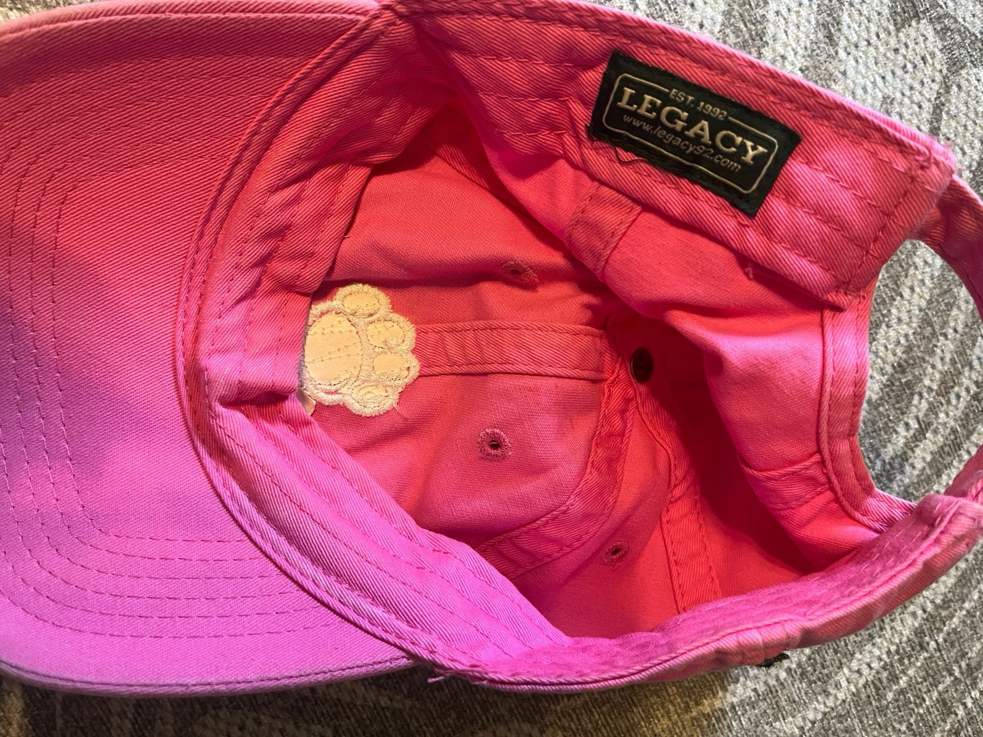 Penn State Paw Adjustable Baseball Cap pink 3