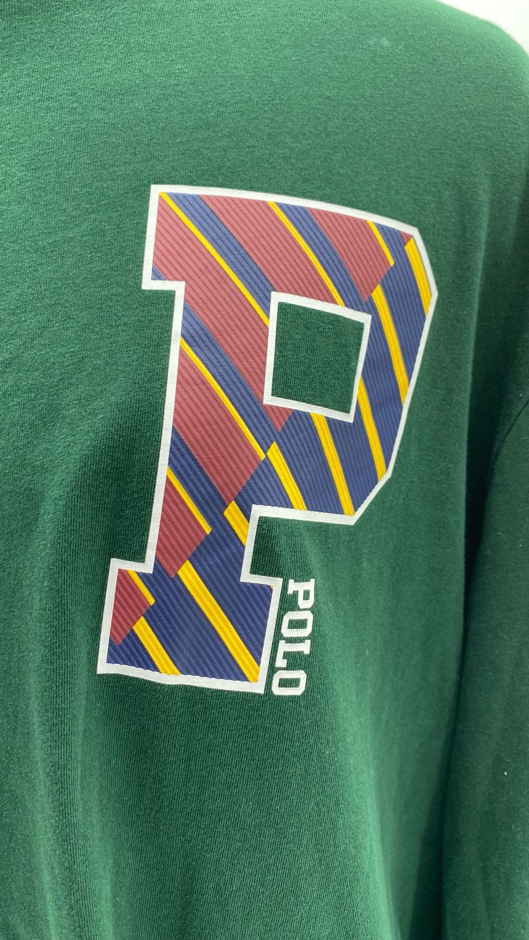 Polo Ralph Lauren Men's Long Sleeve T-Shirt with Large Graphic 'P' Logo 4