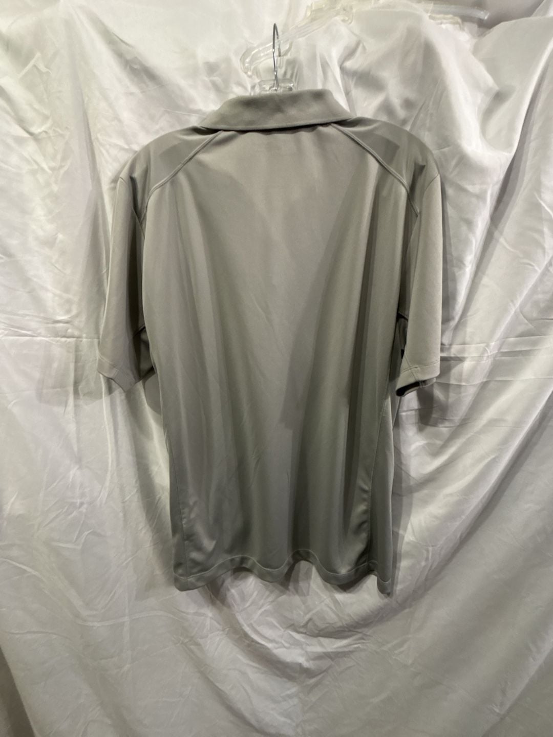 Nike Golf Tour Performance Dri-FIT Short Sleeve Gray Polo Shirt Size Large L 4