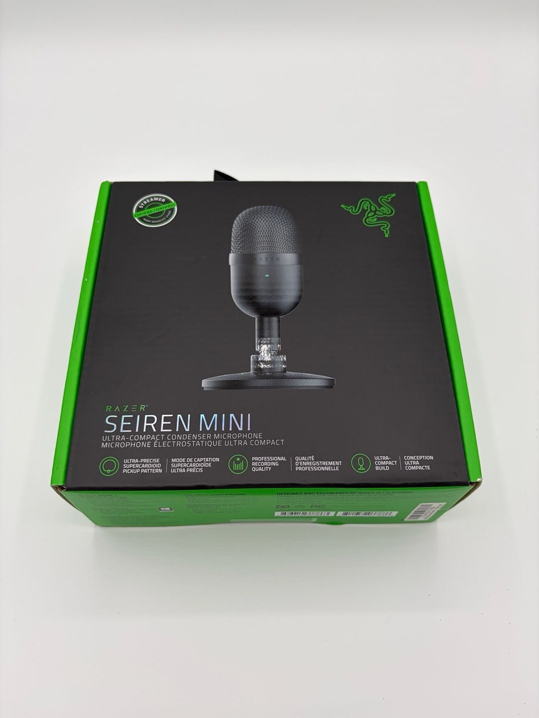 Razer Seiren Mini Ultra-Compact Condenser Microphone (Black) 1