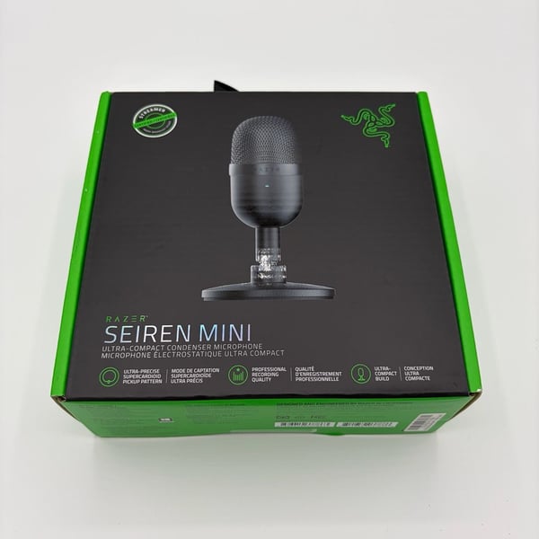 Razer Seiren Mini Ultra-Compact Condenser Microphone (Black)
